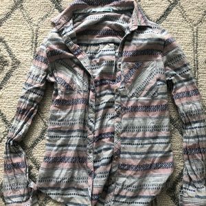 Pastel tribal print soft flannel